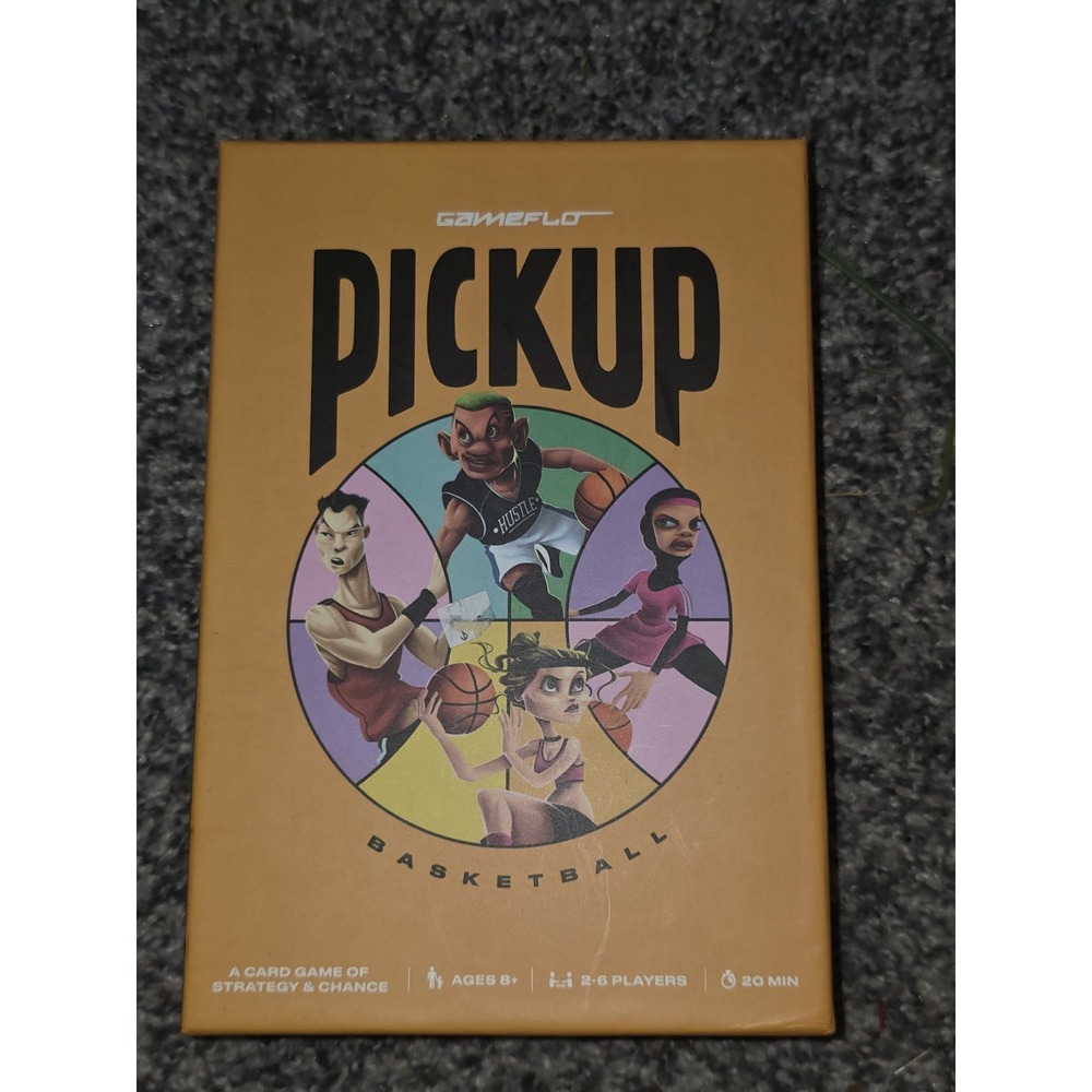 Game Flo Pickup Basketball Card Game. 2-6 Players